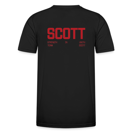 Team Scott Tränings T-shirt herr - svart