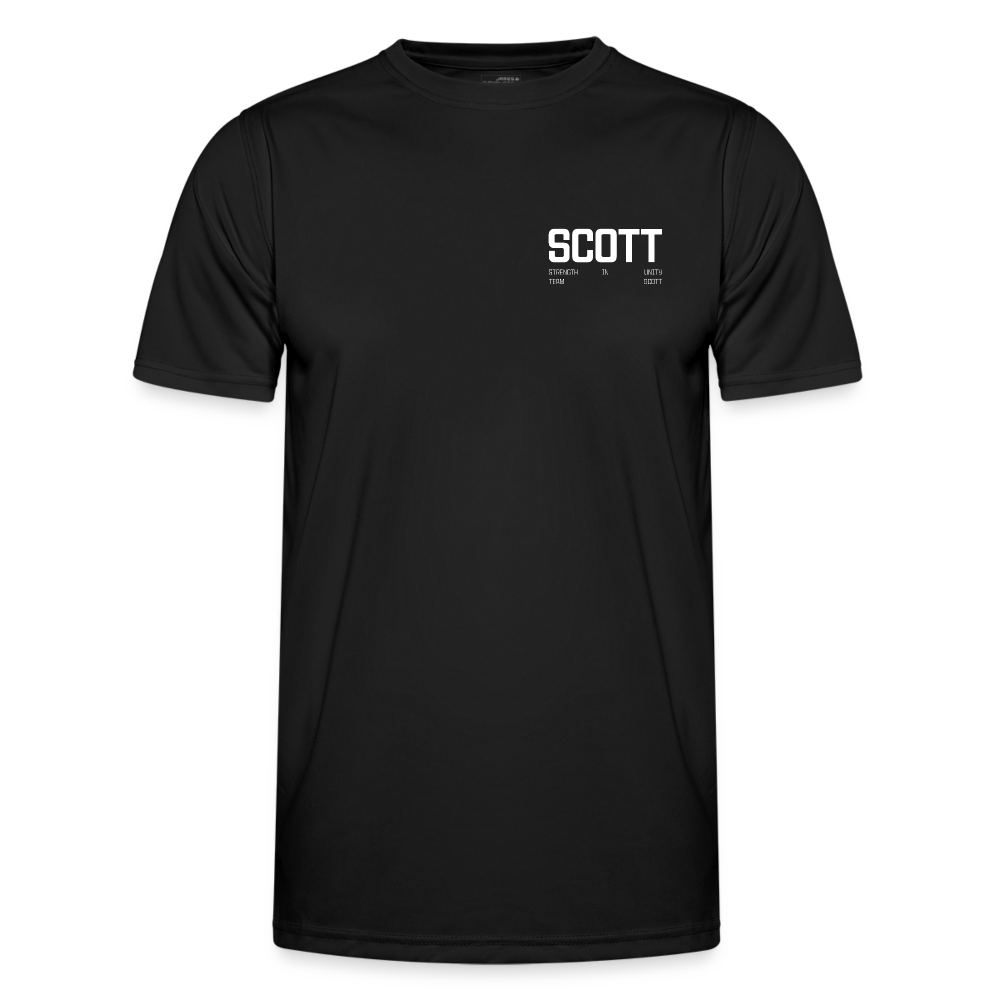 Team Scott tränings T-shirt herr - svart